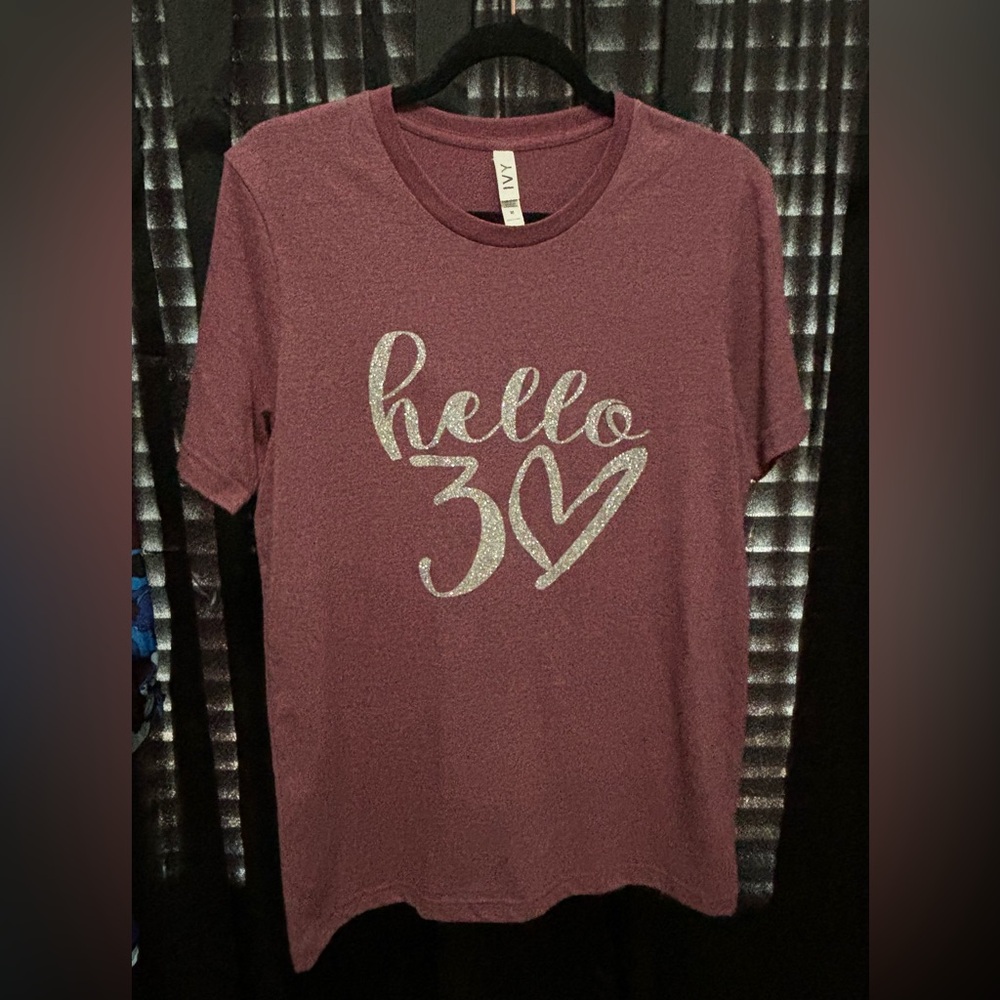 Hello 30 Short Sleeve T-shirt